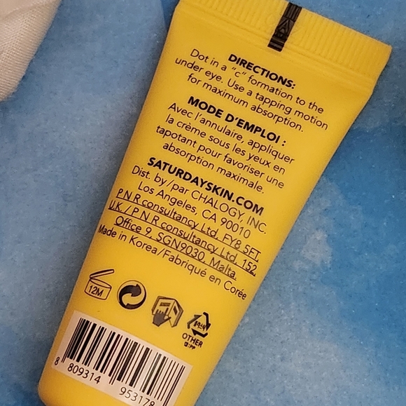 ⭐️ HOST PICK ⭐️ Saturday Skin Yuzu Vitamin C Bright Eye Cream - Picture 4 of 4